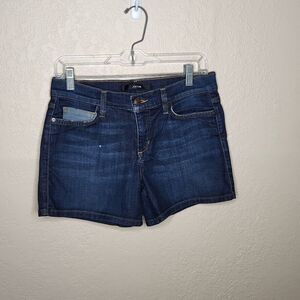 Joes Jeans Womens 27 Blue Rendall Wash Bermuda Shorts Denim Stretch